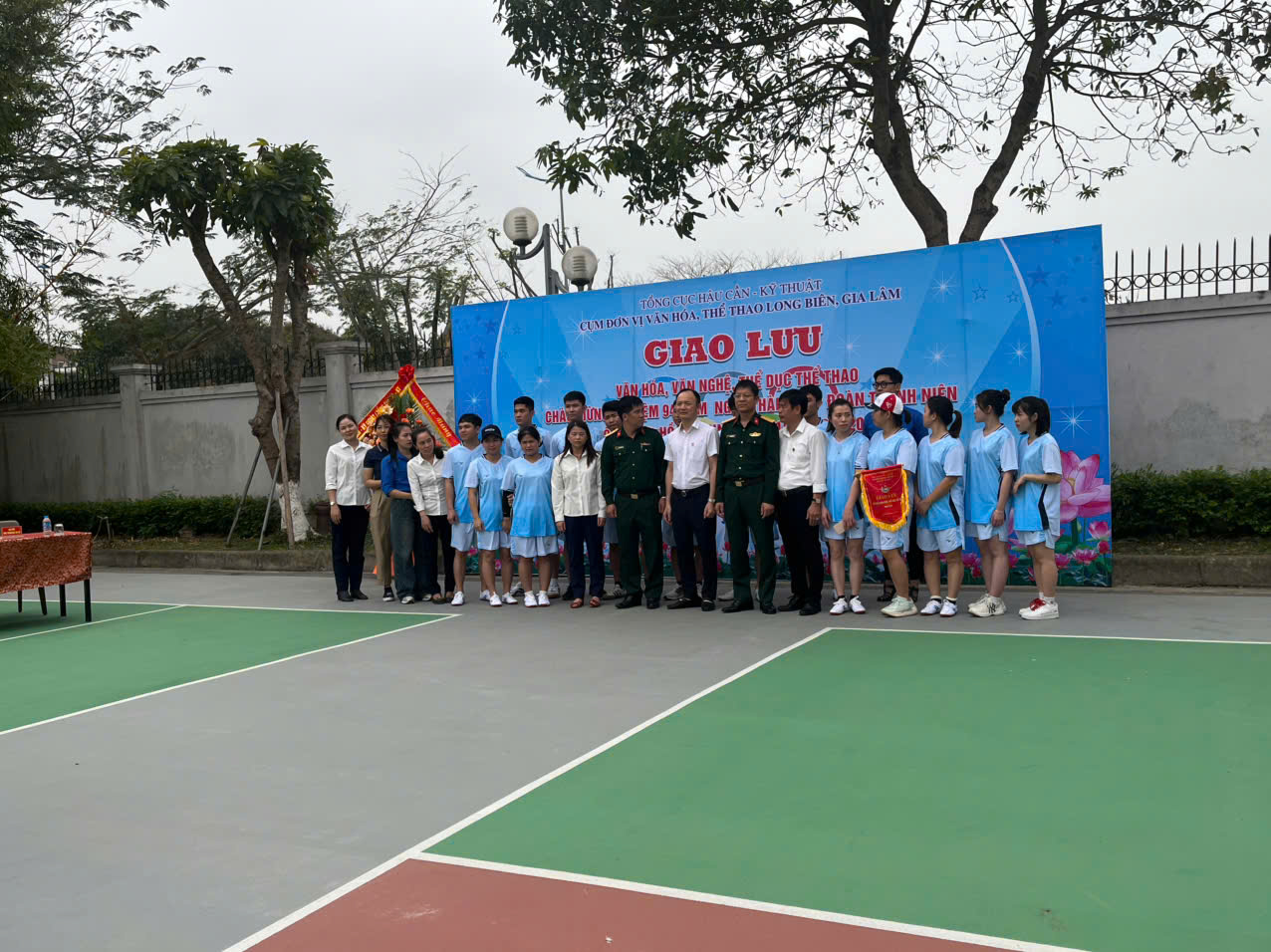 Tinh thần đoàn kết tỏa sáng tại chương trình giao lưu văn hoá thể thao Thanh niên Tổng cục Hậu cần khu vực Long Biên