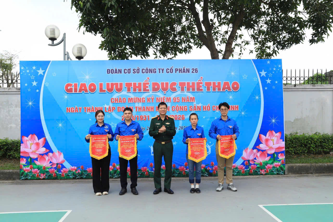 Tuổi trẻ Công ty Cổ phần 26 phát huy vai trò xung kích trong Tháng Thanh niên