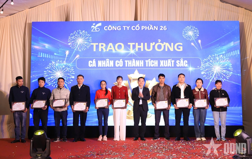 Công ty Cổ phần 26 tổ chức nhiều hoạt động tri ân người lao động dịp Tết Bính Ngọ 2026