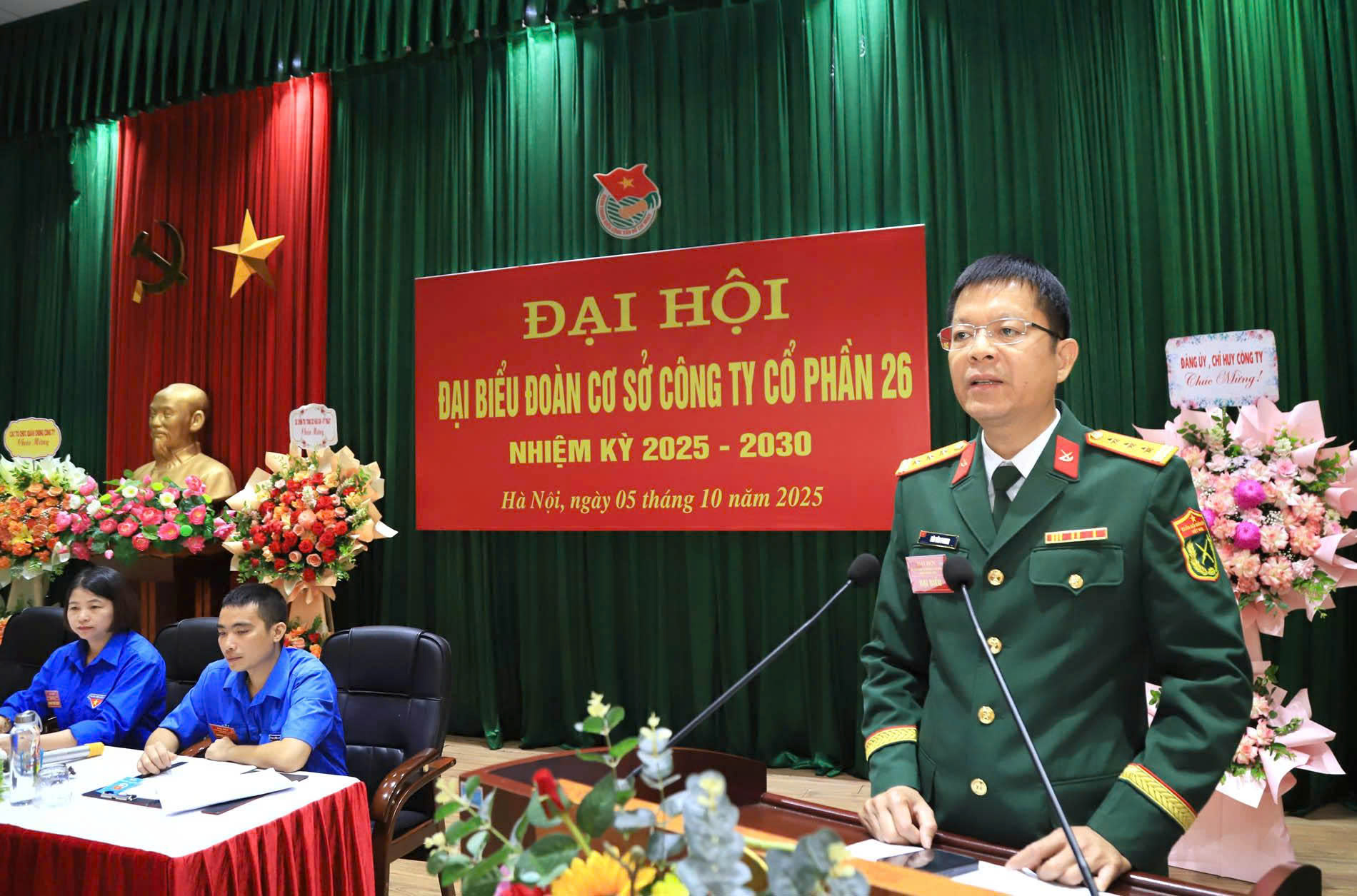 Công ty cổ phần 26 tổ chức Đại hội đại biểu Đoàn cơ sở nhiệm kỳ 2025-2030.