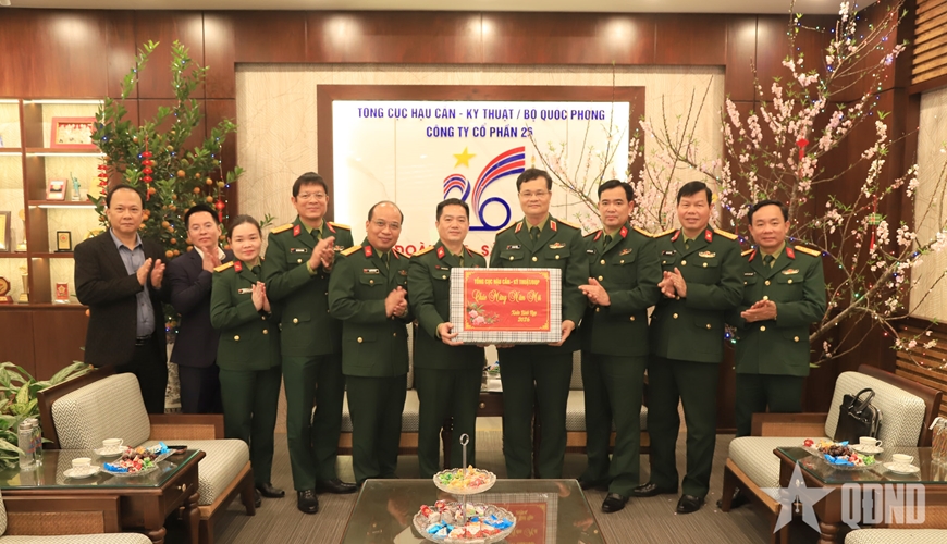 Tổng cục Hậu cần - Kỹ thuật kiểm tra công tác sẵn sàng chiến đấu tại Công ty Cổ phần 26