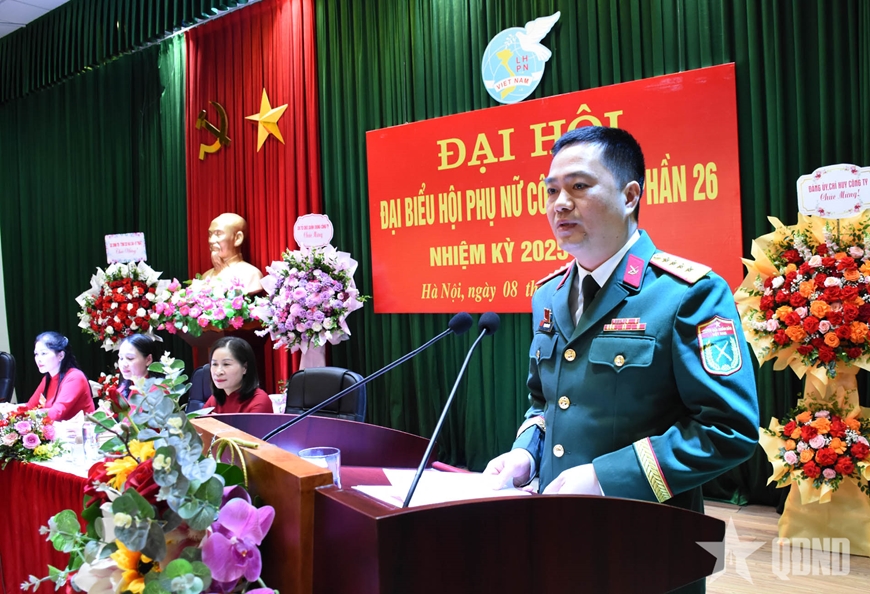 Đại hội Đại biểu Phụ nữ cơ sở Công ty Cổ phần 26 nhiệm kỳ 2025–2030