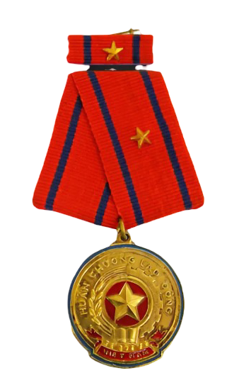 Huân chương lao động hạng Nhì, năm 2003.