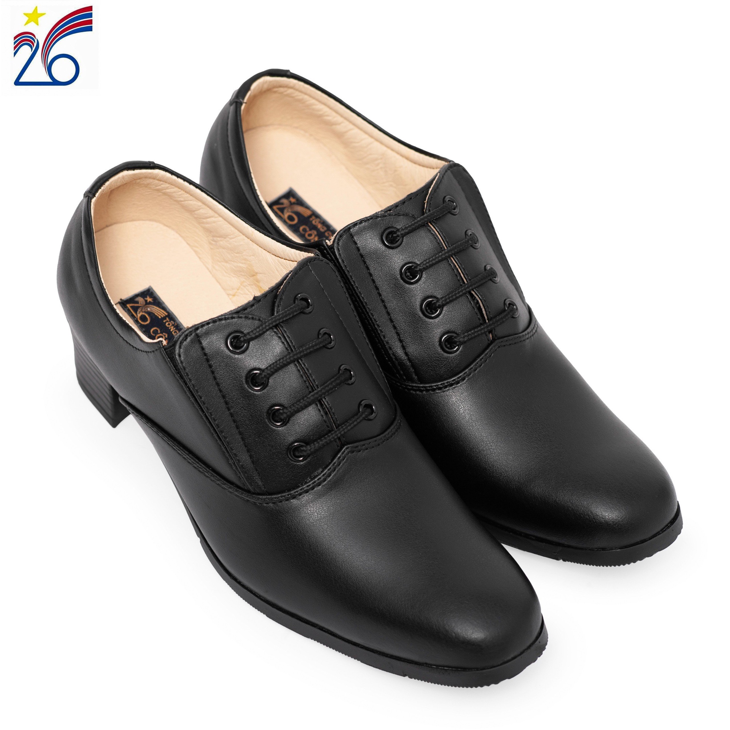 Giầy da sĩ quan nữa KT